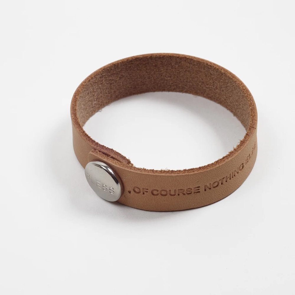 BLESS leather bracelet cuff - vintage from cult Berlin brand